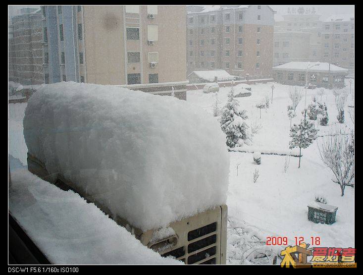 09年的大雪，好多年没见了。山东下的跟东北似的，我家窗外。