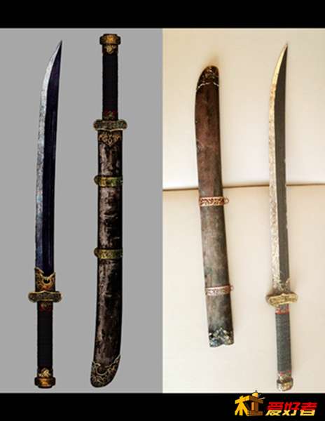 左边是电脑图片，右边是成品