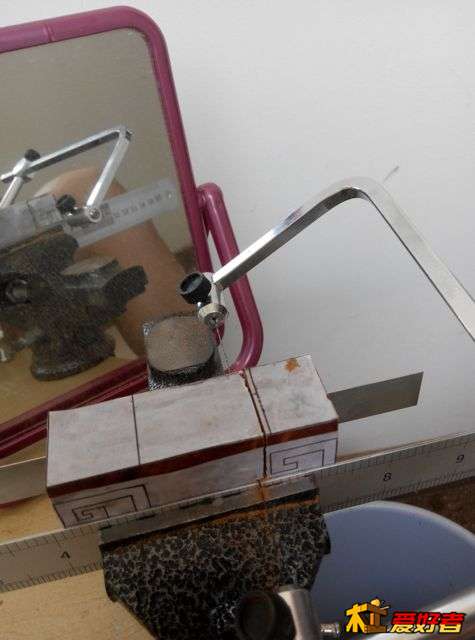 开锯：CAD画的图，剪下来贴上，后来发现，能画准固然重要，能贴准才更重要，开始用液体胶水实际上很容易开， ...