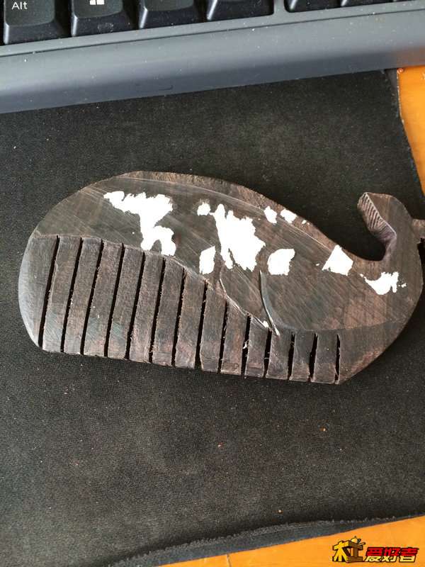 上黄金锉打磨出弧线