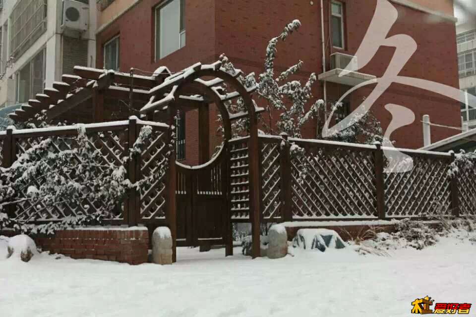 完工后的初雪