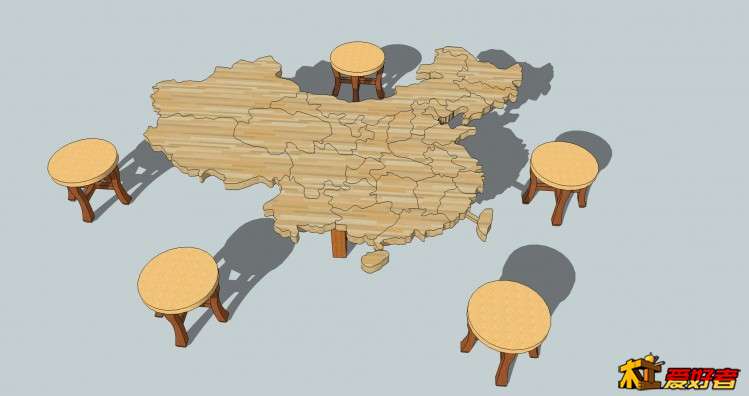 中国版图茶桌——俯视图1.jpg
