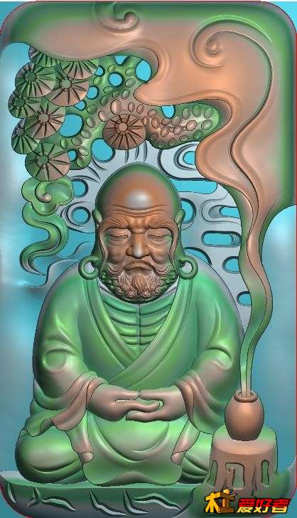 达摩坐禅香烟缭绕.jpg