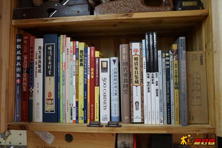 移入木工书籍，不用再去书房翻找了，随用随取