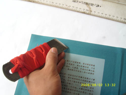 裱的有泡泡的地方