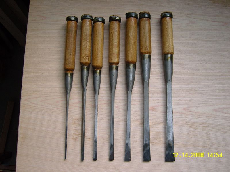 凿子3mm、6mm、8mm、10mm、13mm、16mm、20mm