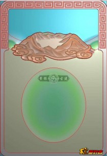 天池砚台茶盘