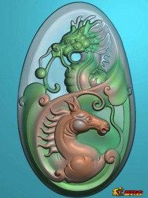 龙马精神挂件