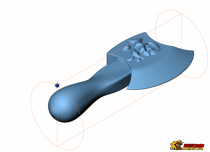 stl 3d 模型 手把 福字 斧子