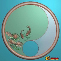 圆鱼茶盘