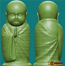 袈裟小和尚礼拜