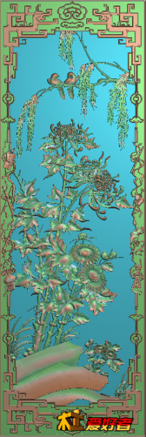 小鸟菊花